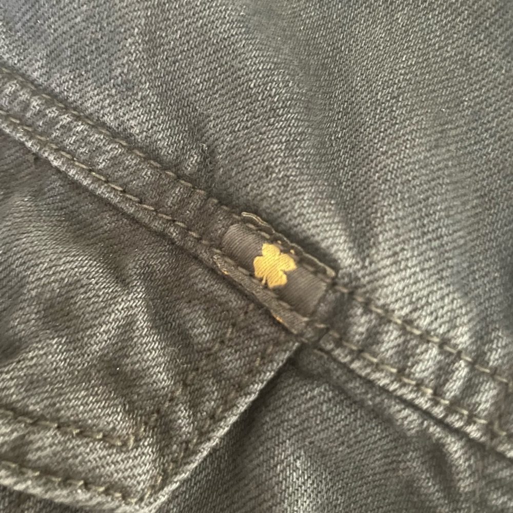 Trouble maker-lucky brand distressed jean jacket - Picture 7 of 7